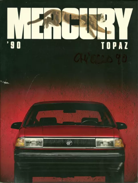 Catalogue Publicitaire Mercury Topaz - 1990