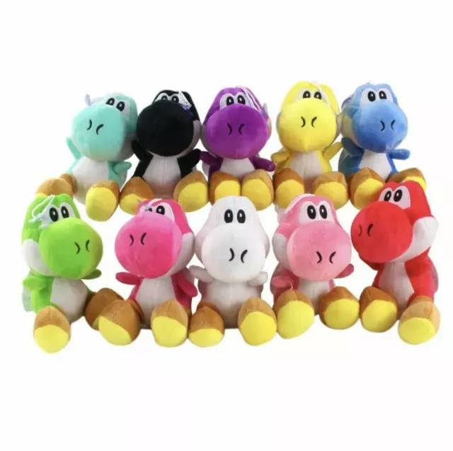 10 Yoshi Plüsch Figuren, Mario Bros. Super Mario, Deko, Sammeln, Toy, Dino