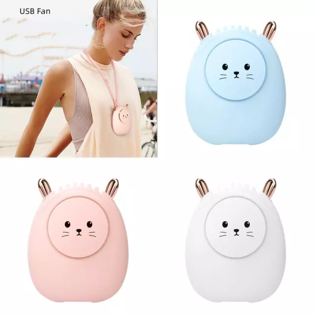 Personal Portable Cute Handheld Shaped Design Mini Fan Rechargeable USB Power