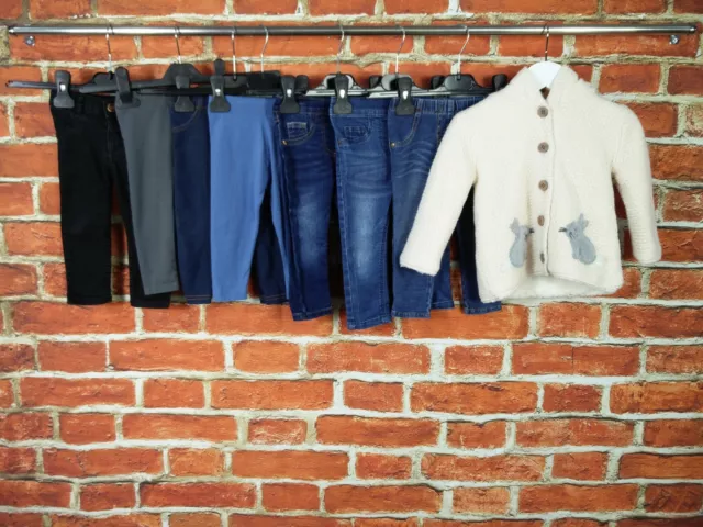 Baby Girls Bundle Age 9-12 Months Next Nike Etc Jeans Leggings Jacket Plain 80Cm