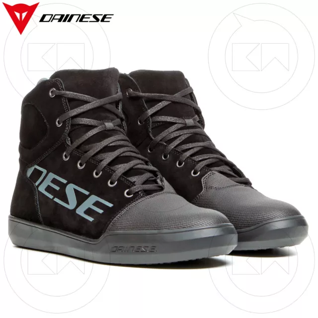 Dainese Chaussures Moto York D - Wp de Tennis Imperméables Gris Protections GPR