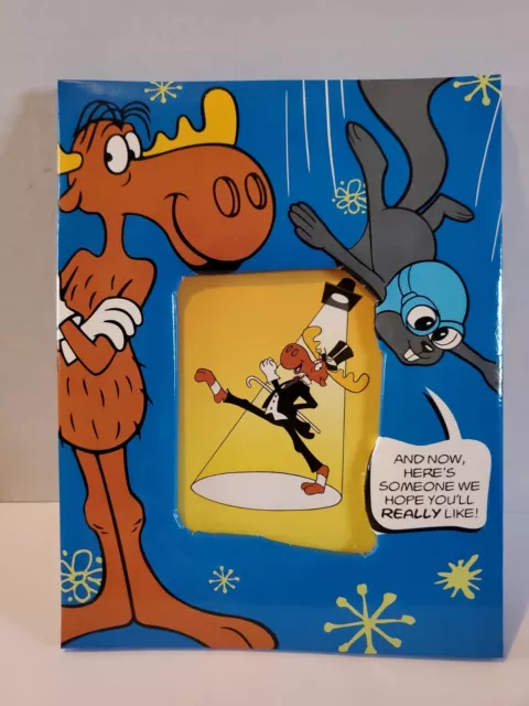 NEW Rocky & Bullwinkle & Friends Vintage Photo Picture Frame Universal Studios