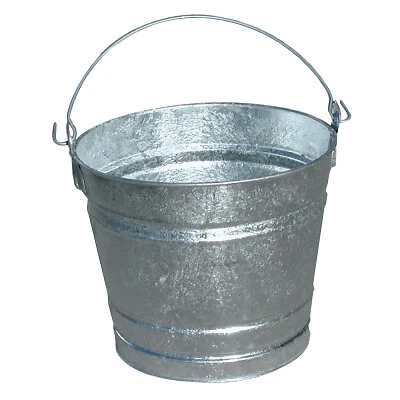 12qt Galvanized Water Pail Magnolia Brush 12pail 00035162000124