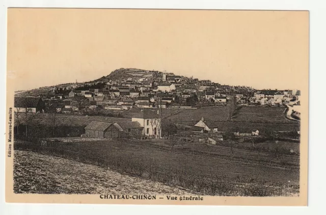 CHATEAU CHINON - Nievre - CPA 58 - vue generale