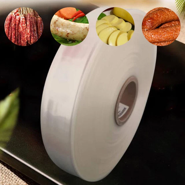 Carcasas de grado alimenticio de 60 mm * 2 m para hacer salchichas salami hot dog CasiZ8