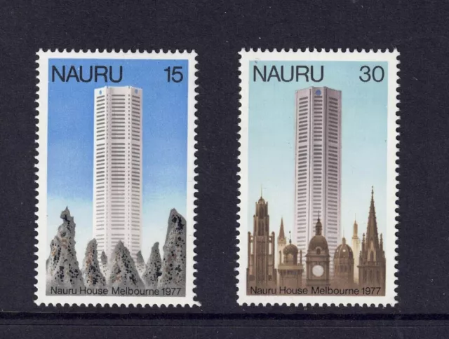 Mint 1977 Nauru Pacific House Melbourne Stamp Set
