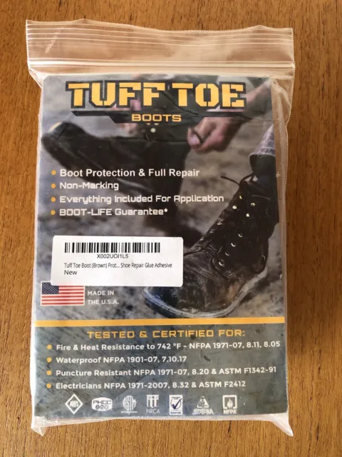 TUFF TOE, boot Protection & Leather Repair Kit —FREE SHIP!!