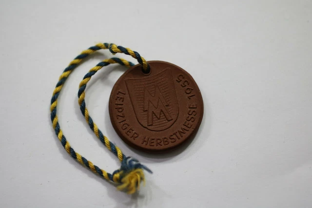 Germany Porcelain Token Ddr Leipzig 1955 Herbstmesse B13 Nn14