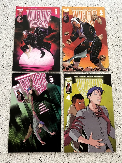 Lunar Room lot/complete set of 4 comics - #1,2,3,4