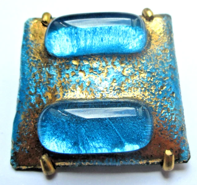 Broche Vintage Cyclope Paris – Style Ethnique, Ancienne, Occasion, Fabriquée En France