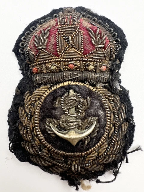 A Naval Petty Officer's Cap Badge In Royal Navy - Foto 9