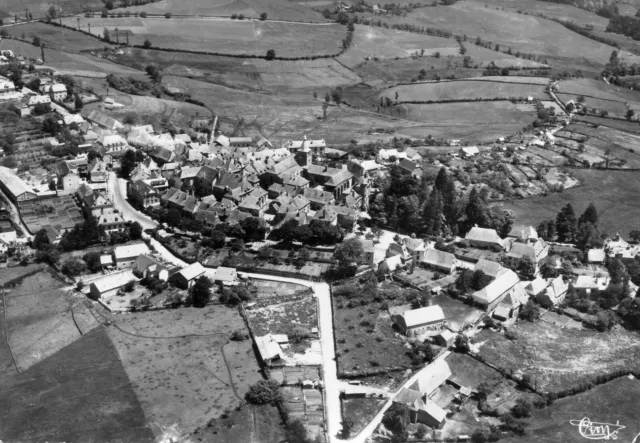 Carte MONTSALVY Vue générale aérienne