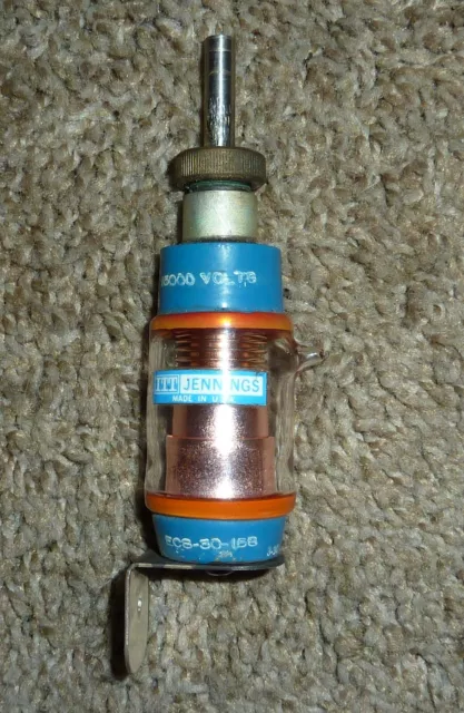 ITT Jennings ECS-30-15S Vacuum Variable Capacitor 3-30pf 15kV Free Shipping