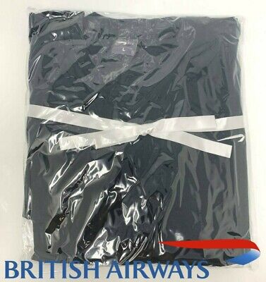 British Airways BA First Class Cabin Pyjamas Sleeper Suit 100% Cotton LARGE