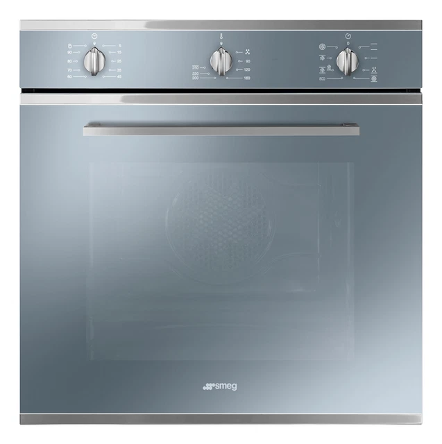 SMEG SF64M3TVS Four 60CM 70LT Multifonctions Attisé Argent Classe A