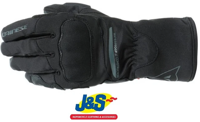 Dainese Aurora Lady D-Dry Damen Motorradhandschuhe Damen wasserdicht schlicht schwarz