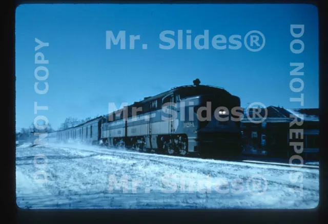 Duplicate Slide WAB WABASH ALCO PA1 1020A & PA1 Passenger Action Decatur IL 1960