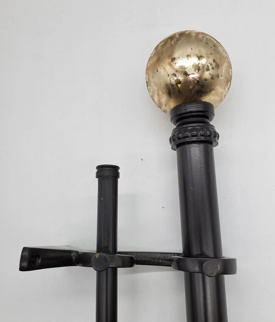 Mercury Ball 1 1/4" & 5/8" Adjustable Double Curtain Rod - Two Sizes