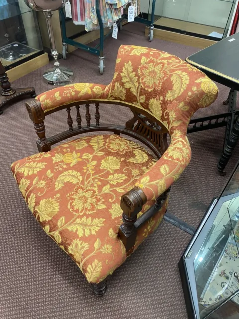 antique victorian armchair