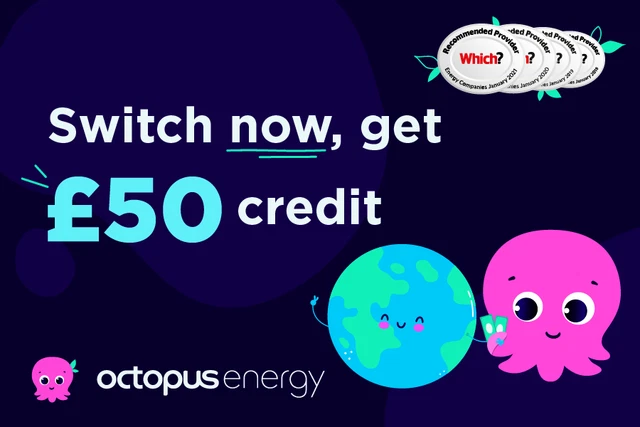 £50 Off Your Energy Bill - Octopus Referral Link - For New Customers 🐙