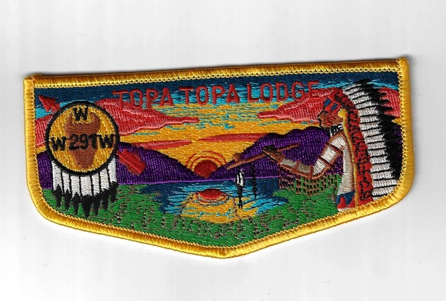 OA 291 Topa-Topa WWW Flap DYL Bdr. Ventura County Council [MK-3469]