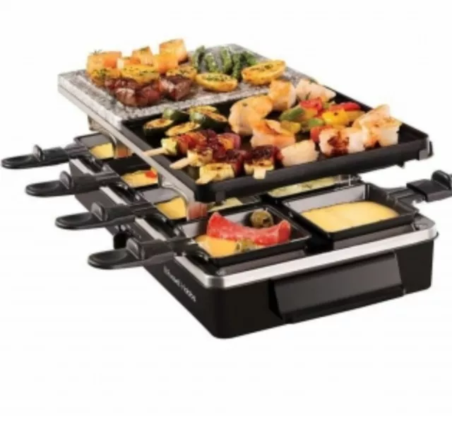 Appareil À Raclette Hobbs Russell Plancha Grill Noir !