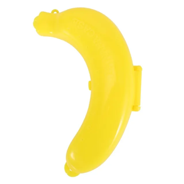 Cute Fruit Banana Protector Box Holder Case Lunch Container Storage Banana5305