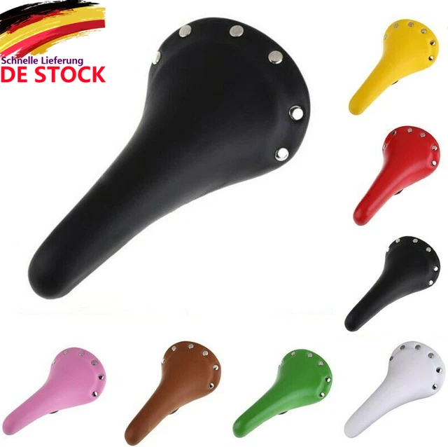 Pad Fahrrad Sattel Fahrrad Nieten Leder Extra Weich Fahrrad MTB Hochwertig