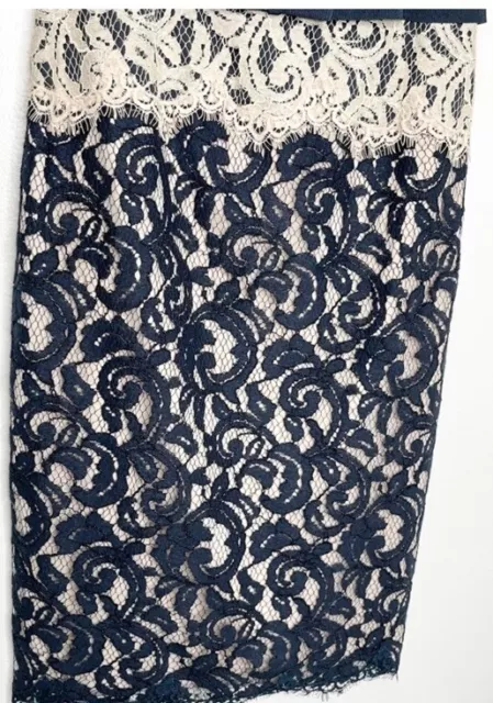 Tadashi Shoji Two Tone Lace Sheath Dress size 14 3
