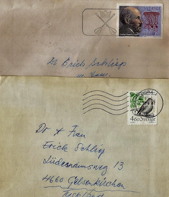 Briefmarken / Schweden / Sverige - 10  Briefe / 2