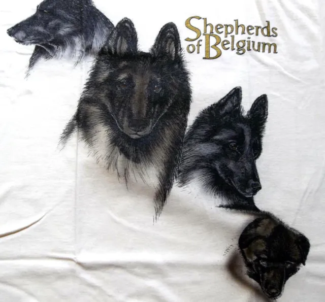 Belgian Tervuren Shepherd T-shirt Size 3XL 54/56 Natural
