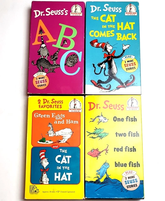 Lot Of 5 Dr Seuss Beginner Book Video Vhs Tapes Hop O - vrogue.co