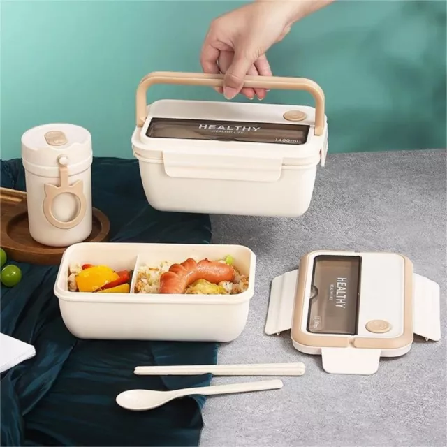 Contenitori per alimenti portatili picnic con manico pieghevole scatola per pranzo in plastica