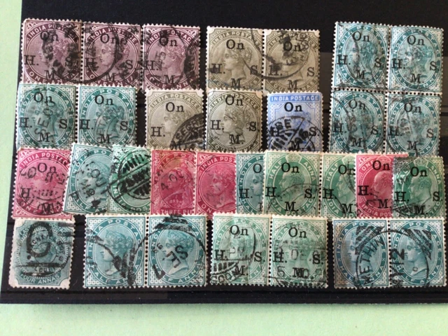 British India many Queen Victoria  used  stamps   Ref A4702