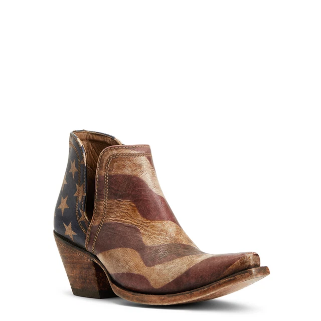 Ariat Ladies Dixon Old Patriot Snip Toe Booties 10040293