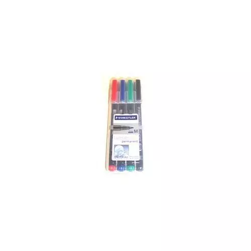 Moyen Lumocolour Stylos (4 Portefeuille) ,STAEDTLER, 317WP4