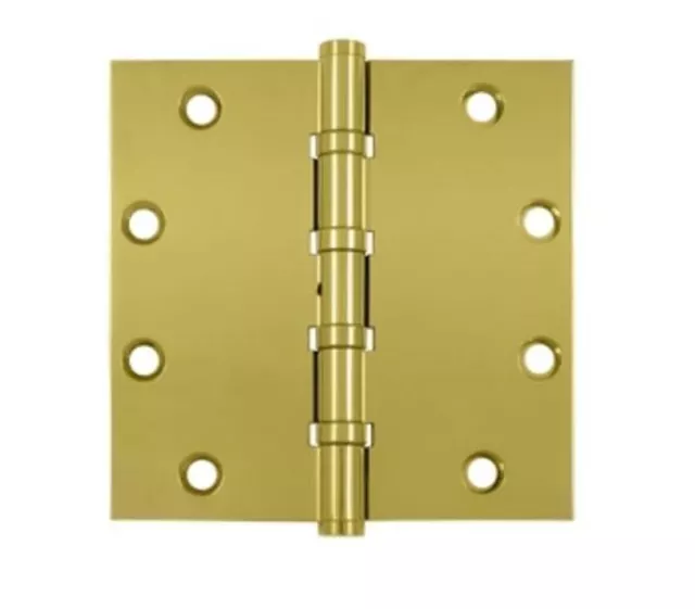 Door Hinges Square Corner, 5"x 5", 4-BB, NRP  in 10 Variations