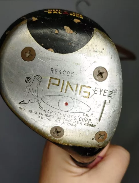 Vintage Ping Red Eye 2 Driver 1 Wood ‘Heel-Toe Balance’ #1 USA Fairway Retro