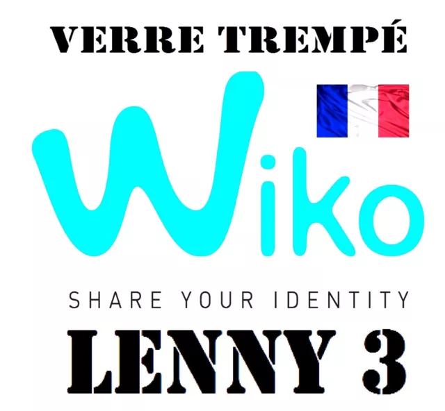 vitre protection verre trempé film de protecteur d'écran Wiko Lenny 3 -Qualité-