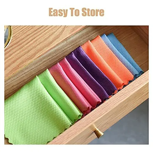 Nanoscale Cleaning Cloth Streak Free Miracle Cleaning Cloths for Window 20Pcs... 7