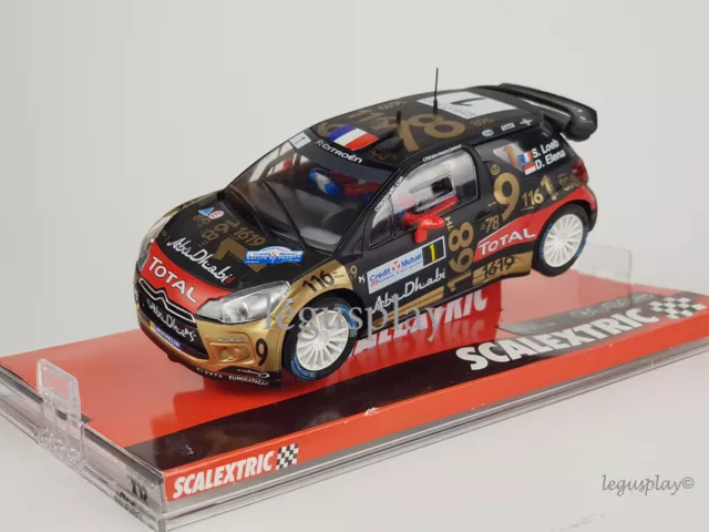 Slot car scx scalextric A10208S300 Citroën DS3 WRC " Loeb-Elena "