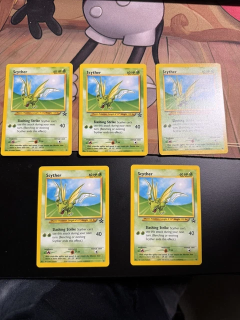 Scyther No.45 WOTC Black Star Promo Pokemon Card Joblot x10