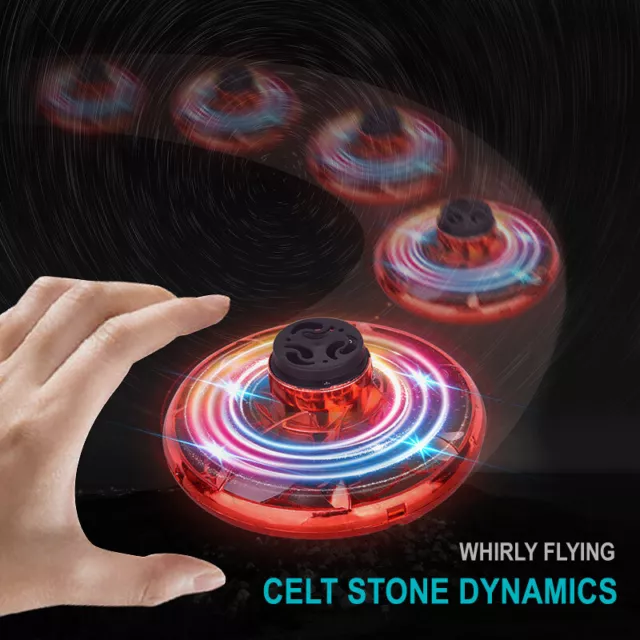 FLY Spinning Top Ufo Fliegendes Spielzeug LED 360° Drohne Flying Ball Kreisel 3