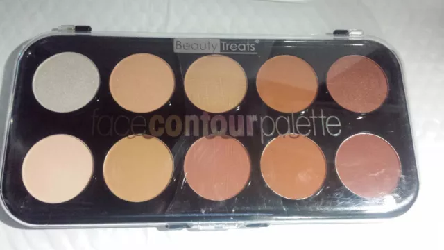 Paleta De Contorno Facial De Golosinas De Belleza 10 Tonos Paleta De Contorno 10 Colores