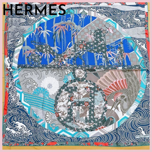 Hermes Carré 90 EX-LIBRIS EN KIMONOS Kimono Libris Hermes Carré 90 EX-LIBRIS EN KIMONOS Kimono Libris