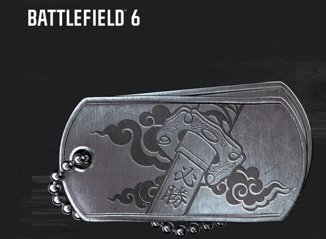 BATTLEFIELD 6 TGS 2025 Limited Dog Tag Keychain Item Code Tokyo
