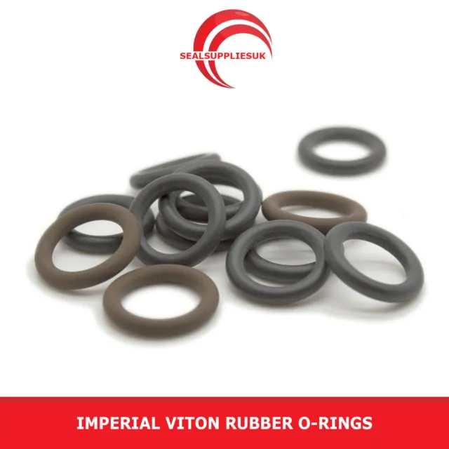 Imperial Viton Rubber FKM O Ring Seals 1.78mm Cross Section BS001-BS031 -UK SUPP