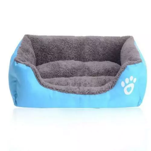 Dog Bed Cat Beds Soft Washable Fleece Puppy Cushion Warm Pet Basket Large Dog 3