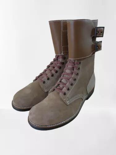 WW2 Repro US Army Leather Buckle Boots - All Sizes - Available