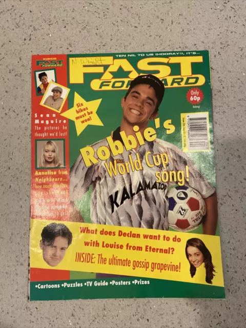 Fast Forward Pop Magazine Issue 246 1994. Robbie Williams Take That. Neighbours.